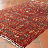 Handmade fine Afghan Samarkand rug - 308187
