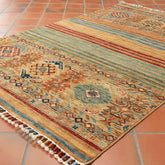 Handmade fine Afghan Samarkand rug - 308190