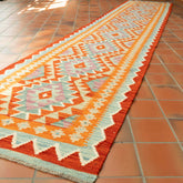 Handmade Afghan Kilim runner - 309737
