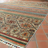 Handmade fine Afghan Samarkand carpet - 309817
