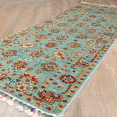 Handmade Afghan Sultani short runner - 309908