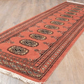 Handmade Pakistan Bokhara short runner - 309920