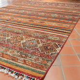 Handmade Afghan Kharjeen carpet - 310475