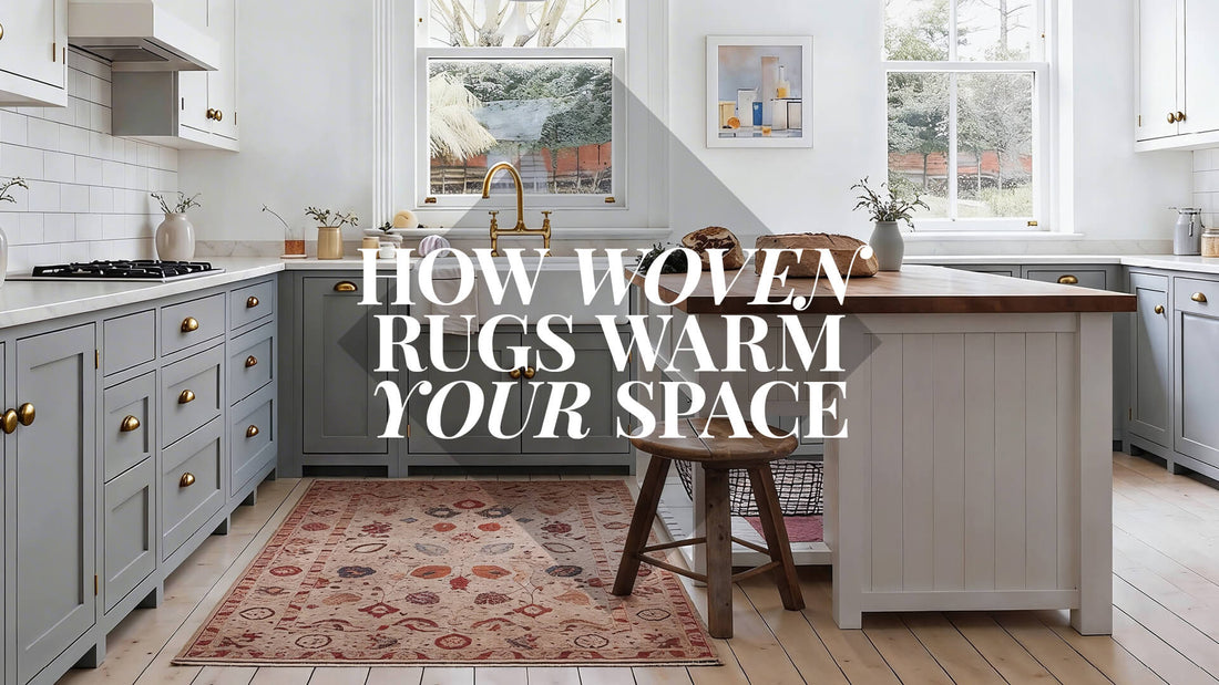 How woven rugs warm your space – From insulation to visual interest