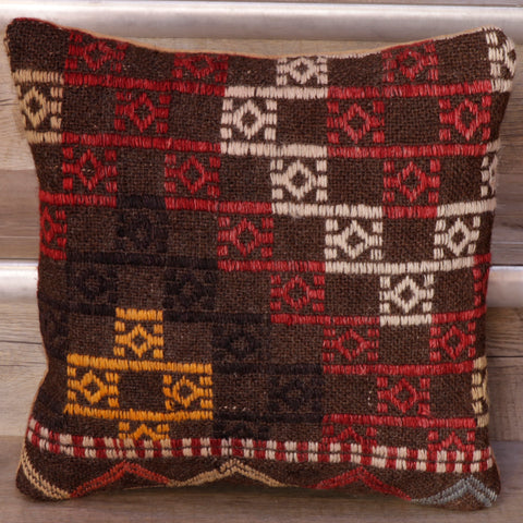 Small Handmade Turkish kilim cushion - 24025848