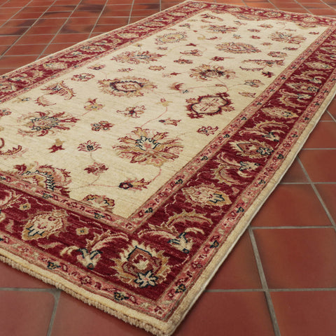 Fine handmade Afghan Ziegler wide runner - 262113