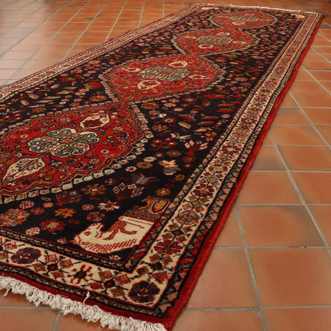 Handmade Persian Qashqai wide runner - 262454