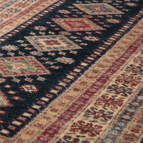 Extra fine handmade Afghan Kazak runner - 27425079