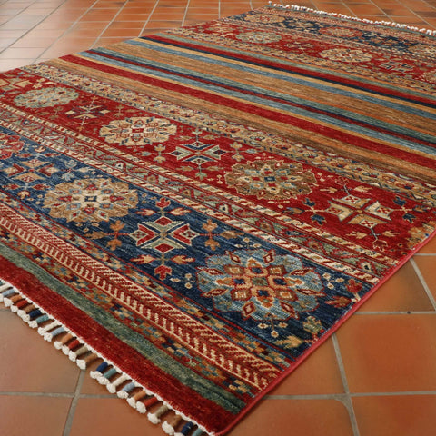 Fine handmade Afghan Samarkand rug - 27425315