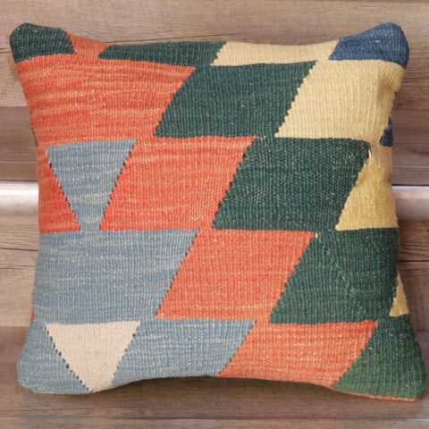 Small Handmade Turkish kilim cushion - 28425430a