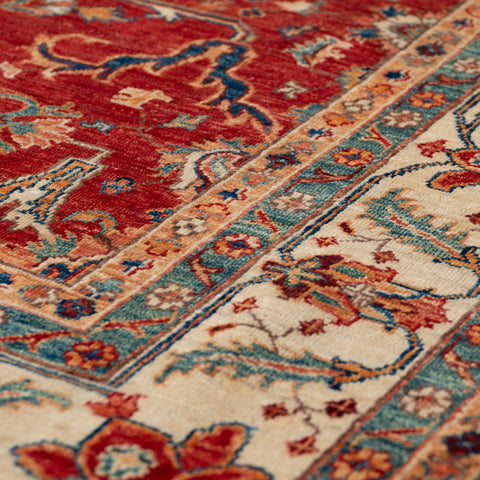 Handmade fine Afghan Ziegler rug - 284938