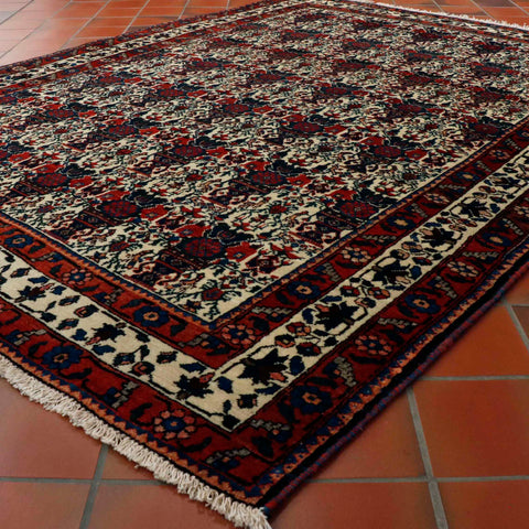 Handmade oriental Abadeh rug - 306289