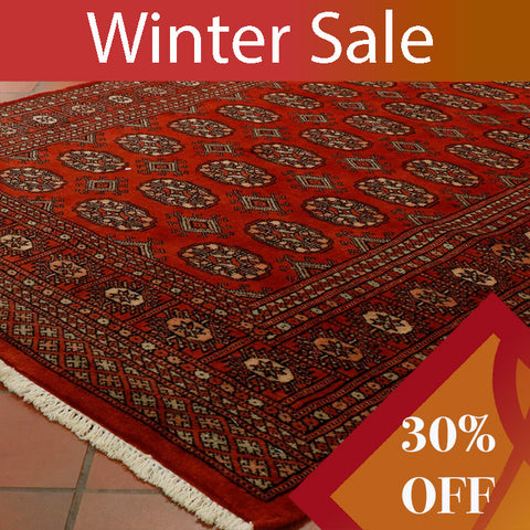 Handmade Pakistan Bokhara rug - WS306374