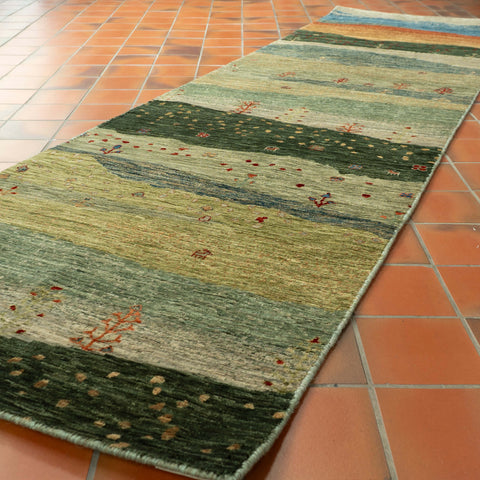 Handmade Afghan Luri Gabbeh runner - 306442