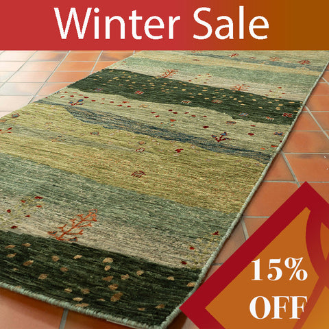 Handmade Afghan Luri Gabbeh runner - WS306442