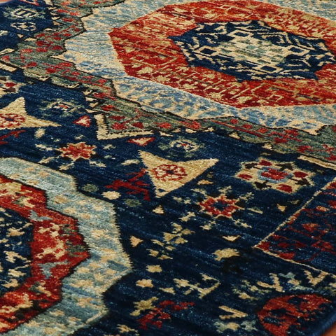 Fine handmade Afghan Mamluk short runner - 306461