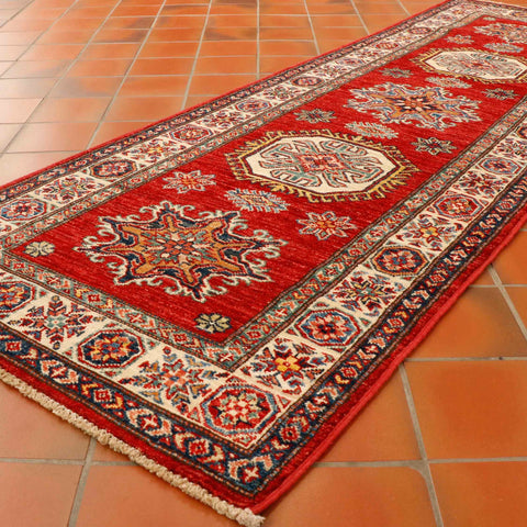 Fine handmade Afghan Kazak runner - 306633