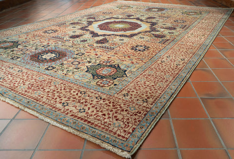 Handmade Afghan Choeb Mamluk carpet - 306641