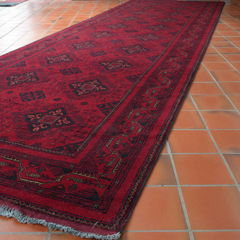 Handmade Afghan Khal Mohammadi wide runner - 306660