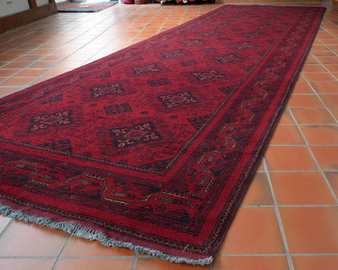 Handmade Afghan Khal Mohammadi wide runner - 306660