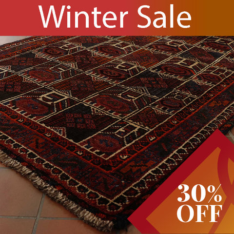 Handmade Persian Bonat rug - 30625726