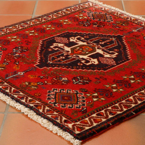 Handmade Persian Qashqai mat - 306804