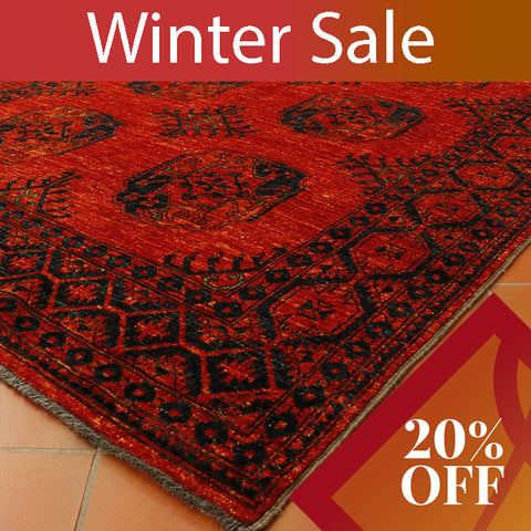 Handmade Afghan Ersari rug - 30625965