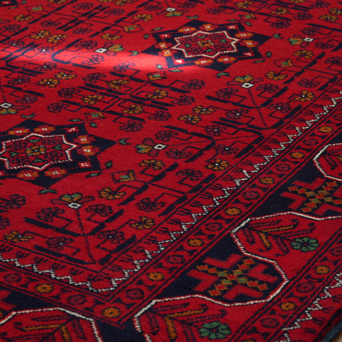 Handmade Afghan Kunduz rug - 306982