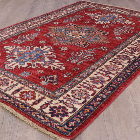 Handmade fine Afghan Kazak rug - 30725024