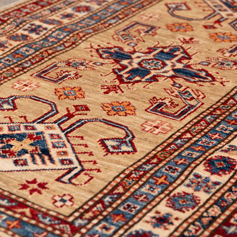 Handmade fine Afghan Kazak rug - 307034