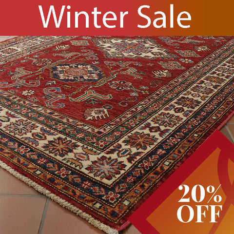 Handmade Afghan Kazak rug - 30725372