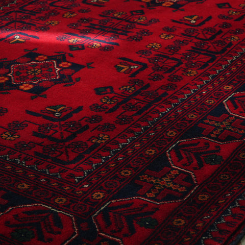 Handmade fine Afghan Kunduz rug - 30725430