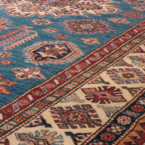 Handmade fine Afghan Kazak rug - 30725452