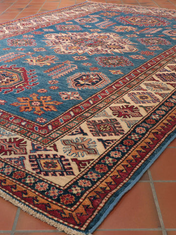 Handmade fine Afghan Kazak rug - 307452