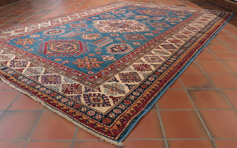 Handmade fine Afghan Kazak rug - 30725452