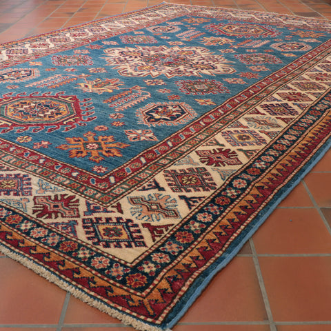 Handmade fine Afghan Kazak rug - 30725452