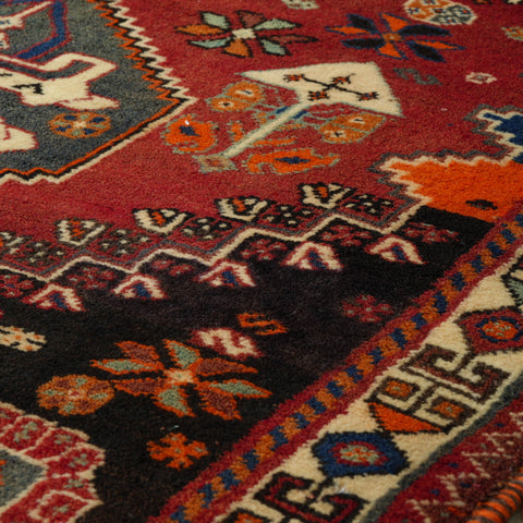 Handmade Oriental Qashqai rug - 307612