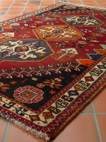 Handmade Oriental Qashqai rug - 307612