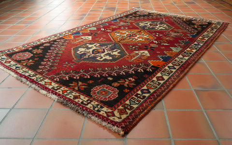 Handmade Oriental Qashqai rug - 307612