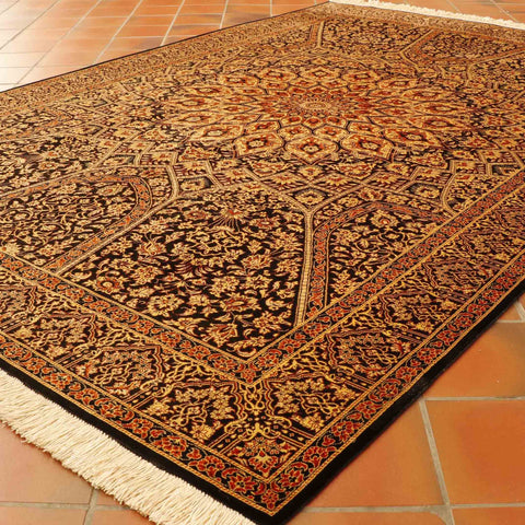 Extra fine handmade Persian Qum silk rug - 307655