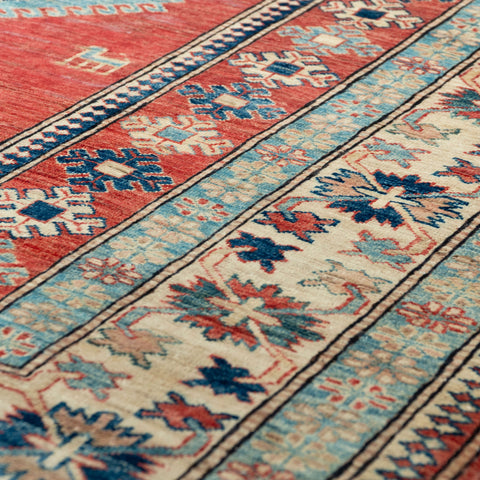 Handmade fine Afghan Kazak rug - 307885