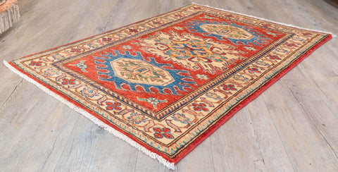 Handmade fine Afghan Kazak rug - 307890