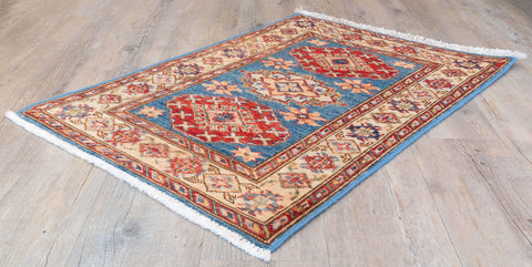 Handmade fine Afghan Kazak rug - 307903