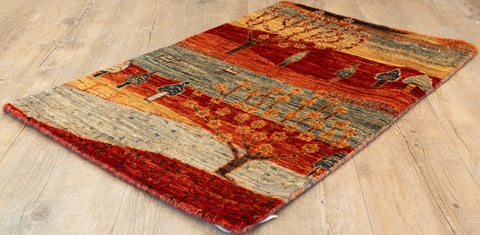 Handmade Afghan Luri Gabbeh rug - 307965