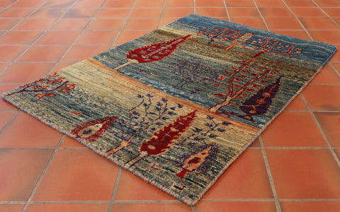 Handmade Afghan Luri Gabbeh rug - 307967