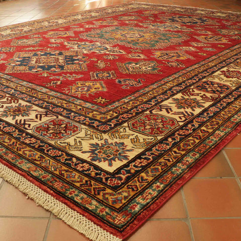 Handmade Afghan Kazak carpet - 30825043