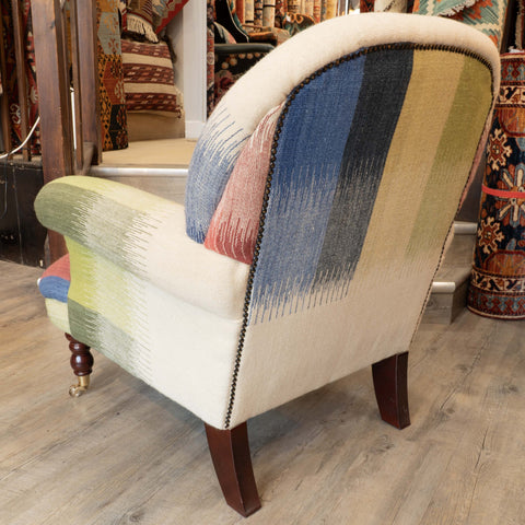 Handmade Indian kilim chair - 308046