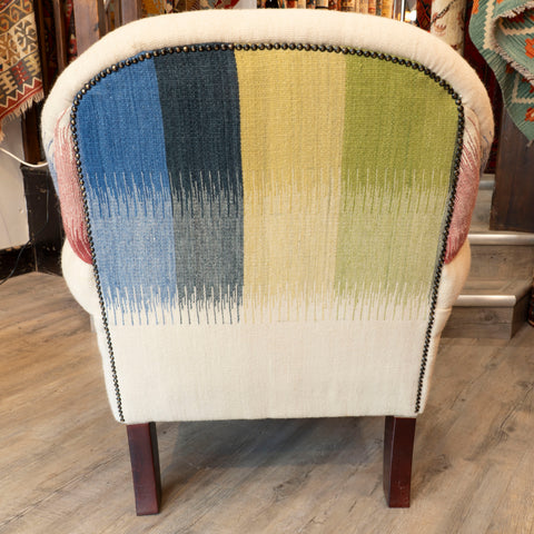 Handmade Indian kilim chair - 308046