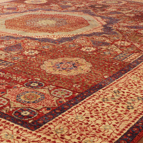 Handmade Afghan Mamluk carpet - 308063