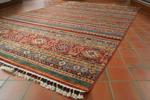 Handmade Afghan Kharjeen carpet - 308087